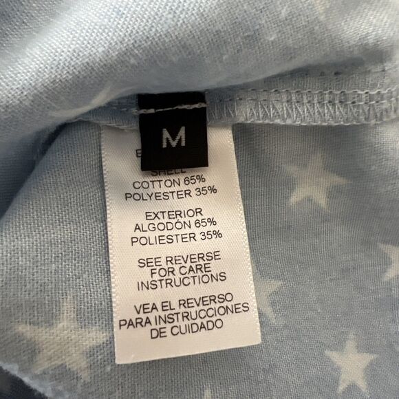 Dainty Hooligan Dress Women Medium Blue Star Print Sweetheart Western Mini - Picture 6 of 12